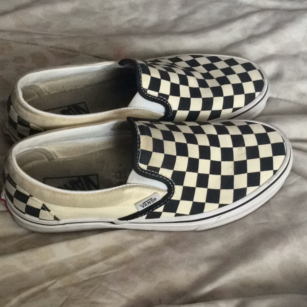 checkered vans